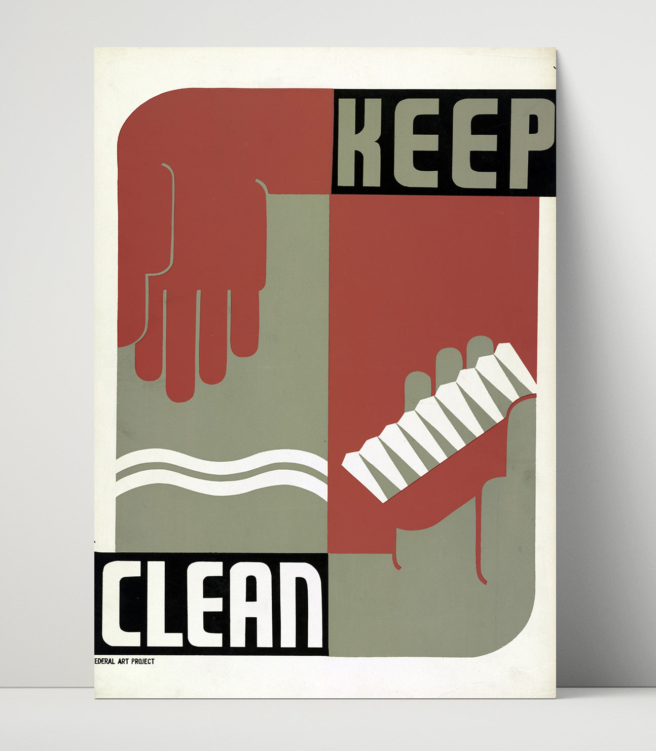 Health and Safety Poster - Clean Hands Clear Conscience Health and Safety Wall Art - health and safety wall art print