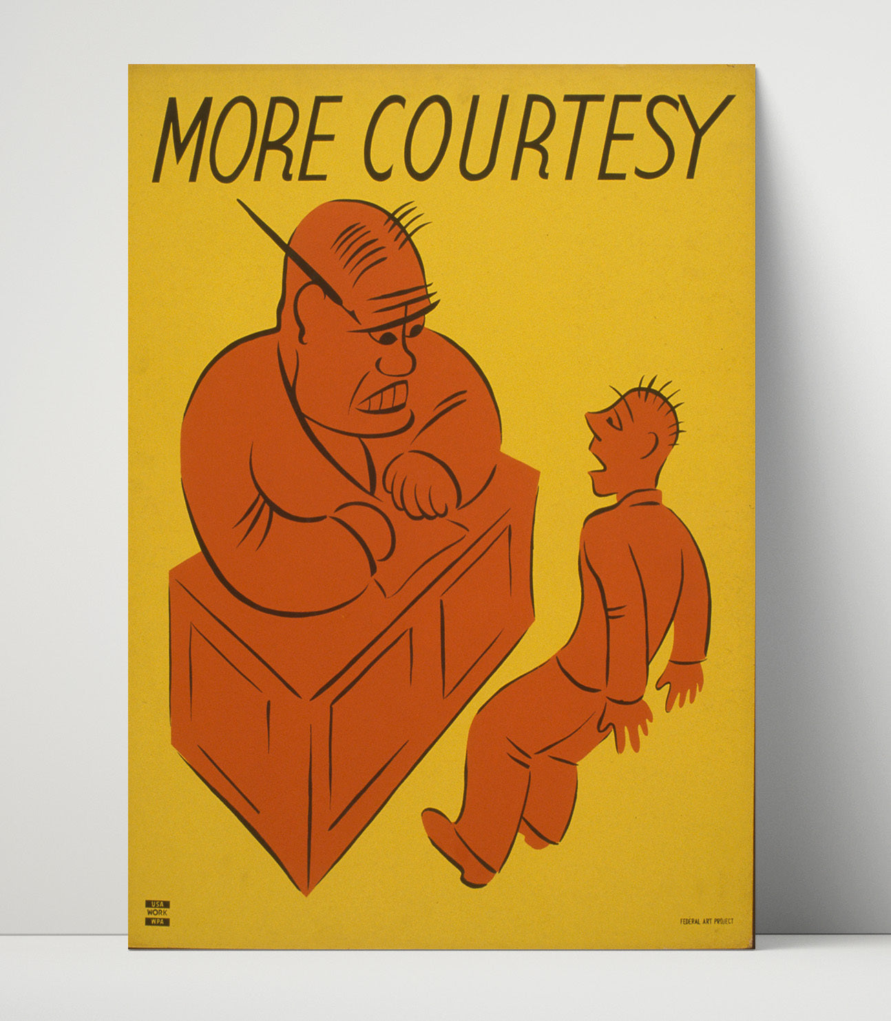 Health and Safety Poster - Courtesy Beats Grumpiness Health and Safety Wall Art - health and safety wall art print