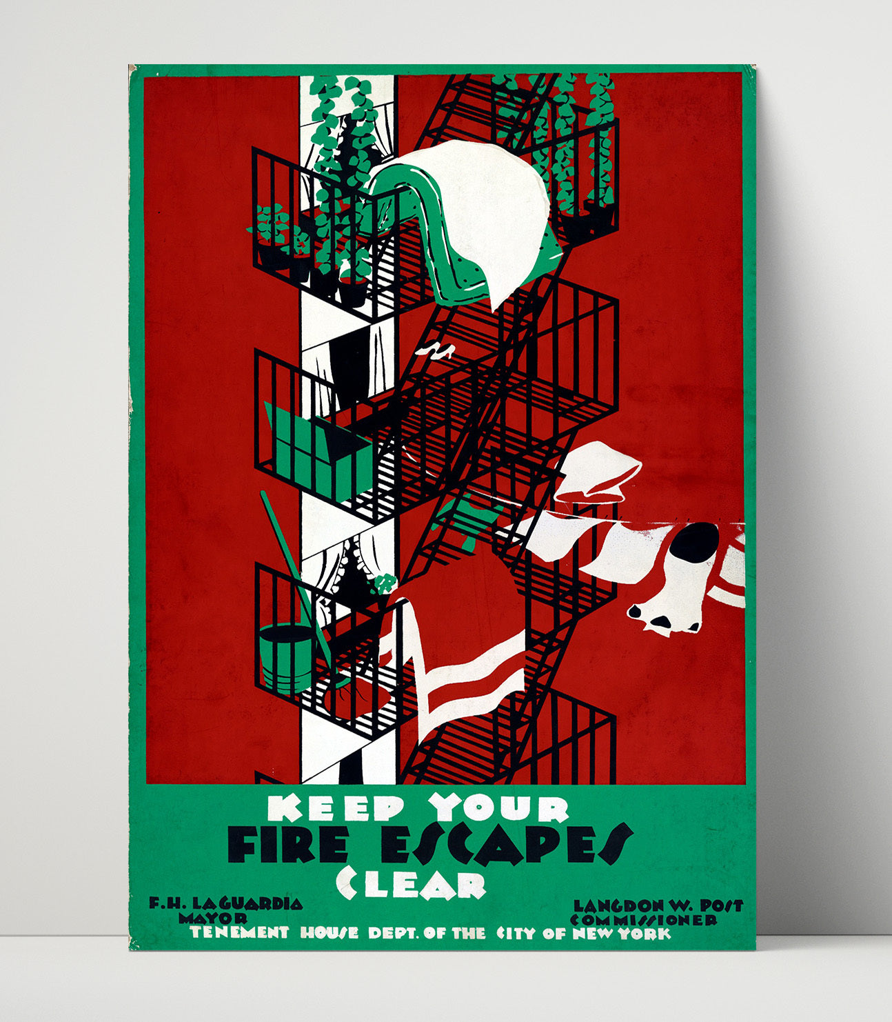 Health and Safety Poster - Dont Block Your Lifeline Health and Safety Wall Art - health and safety wall art print