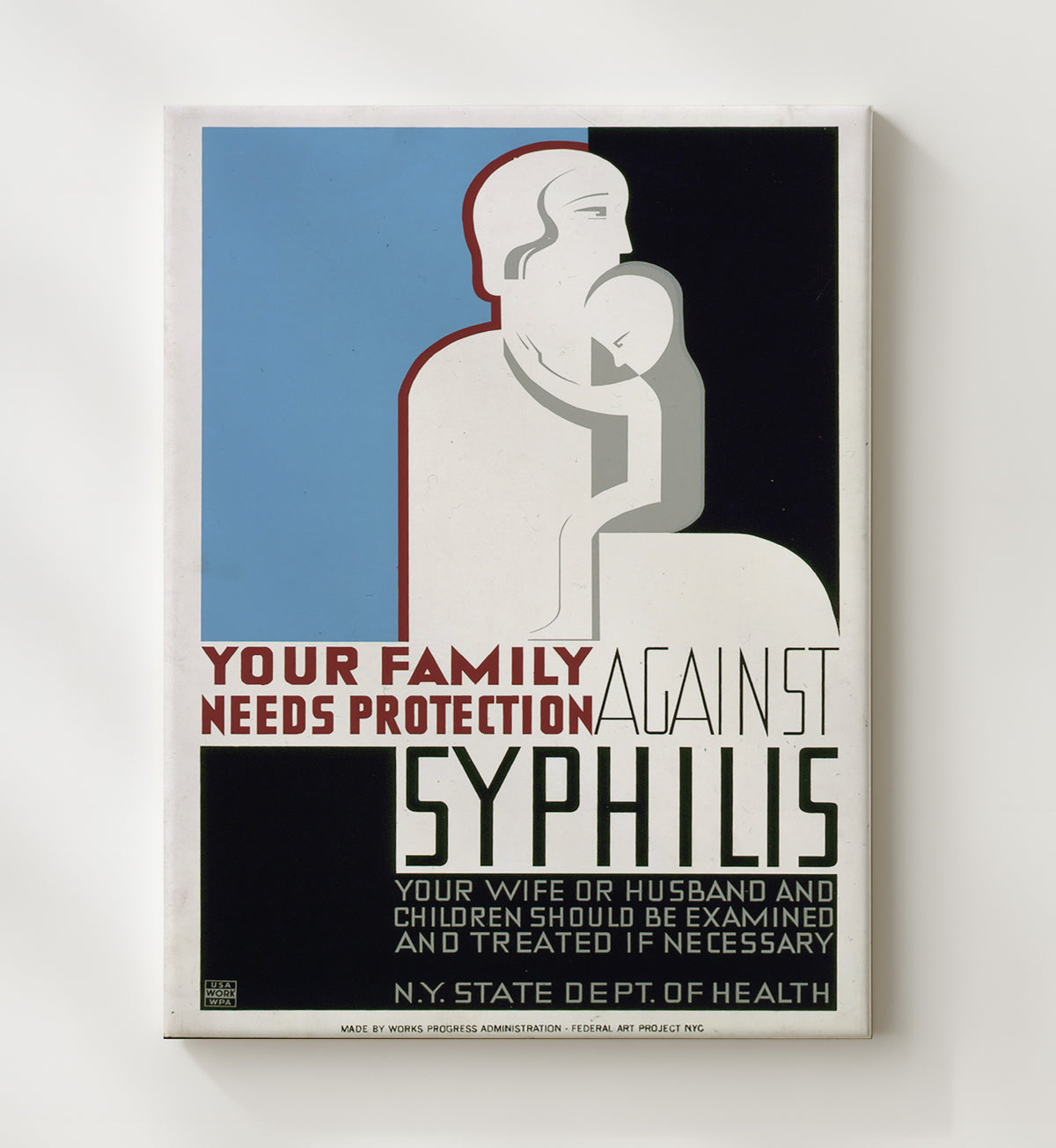 Guard Family From Syphilis - Health & Safety - 20x24 Canvas