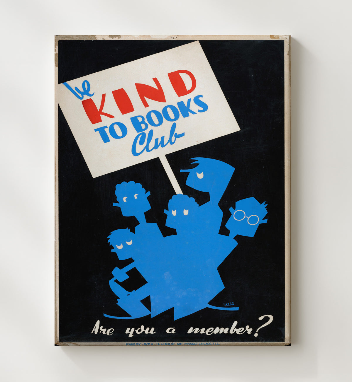Join the Book Kindness Club - Health & Safety - 20x24 Canvas