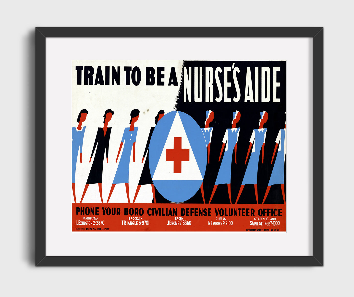 Nurse Up for Duty 16x20 Gallery Frame health and safety poster wall art