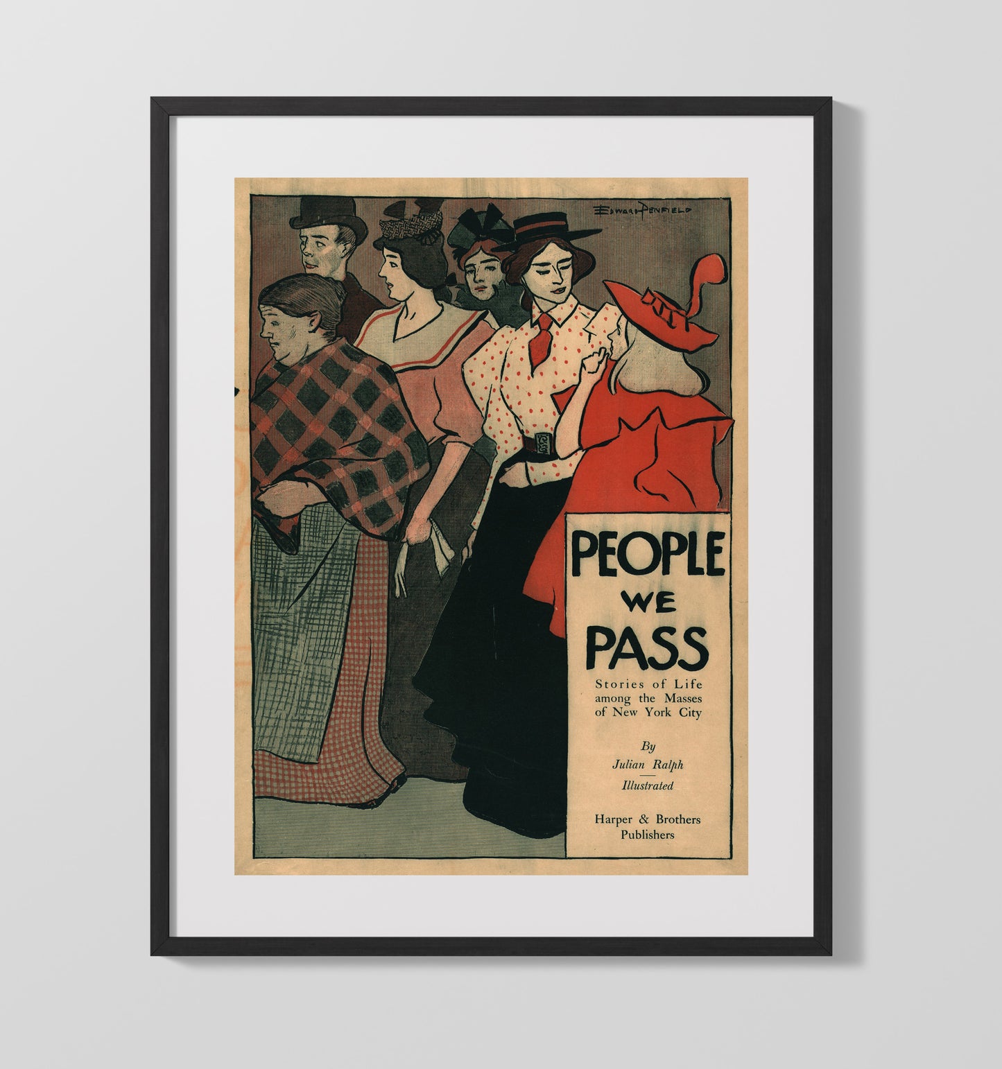 People We Pass 16x20 Gallery Frame health and safety poster wall art