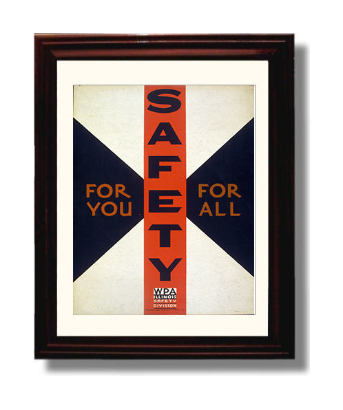 Safety for You, Safety for All - Health & Safety - 8x10 Beveled Frame