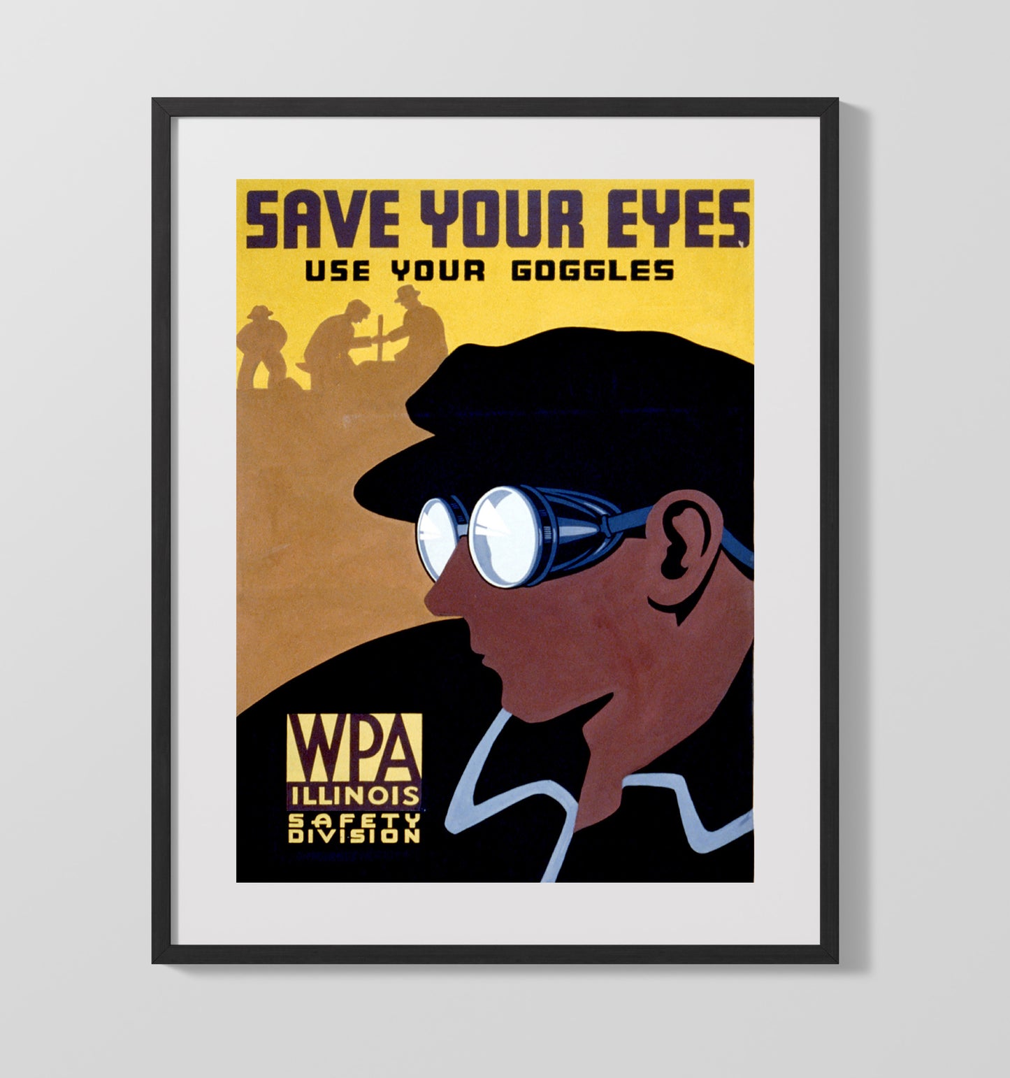 Save Your Eyes 16x20 Gallery Frame health and safety poster wall art