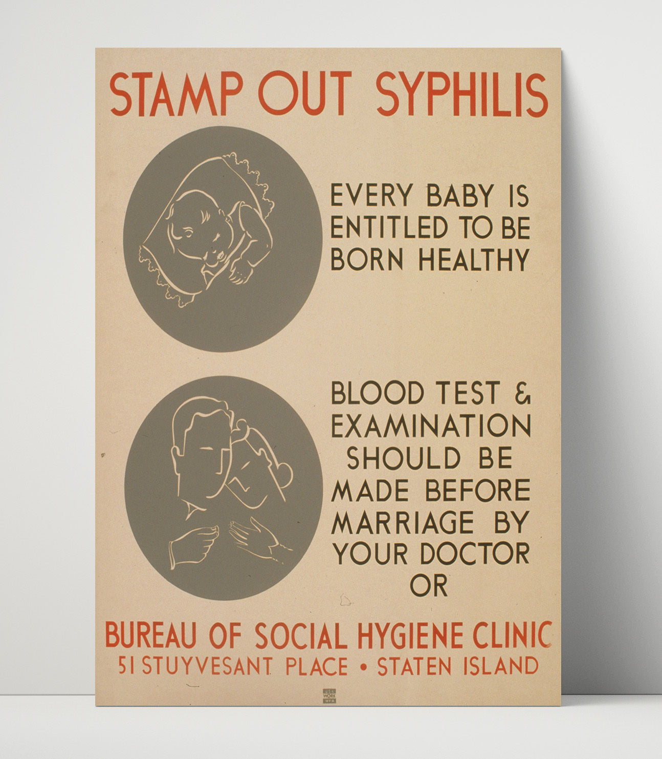 Health and Safety Poster - Stamp Out Syphilis Health and Safety Wall Art - health and safety wall art print