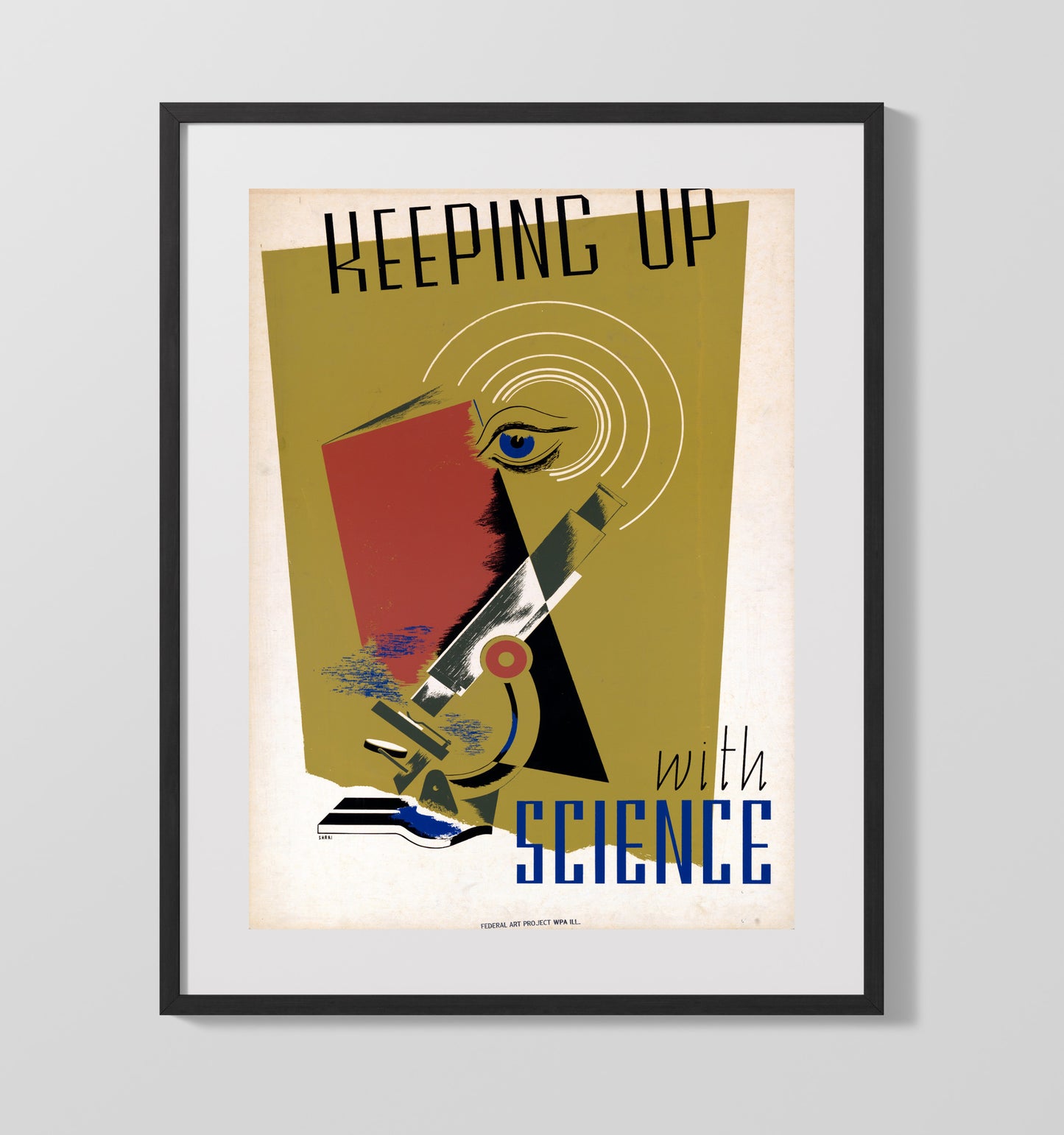 Stay Sharp with Science 16x20 Gallery Frame health and safety poster wall art