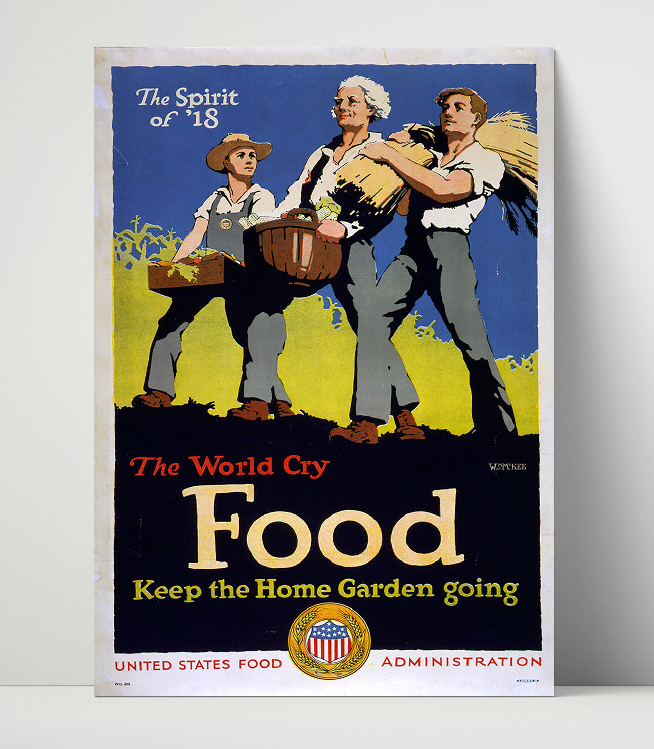 Health and Safety Poster - the World Cry for Food Keep the Garden Going Health and Safety Wall Art - health and safety wall art print