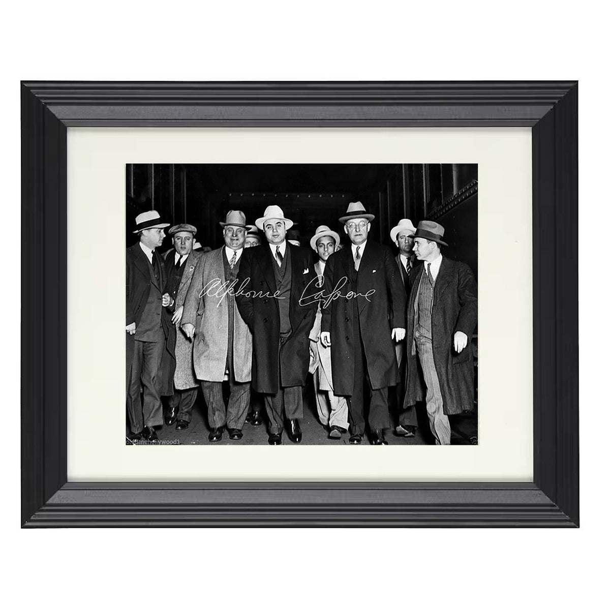 Al Capone – Chicago Court Appearance unframed semi-gloss poster print