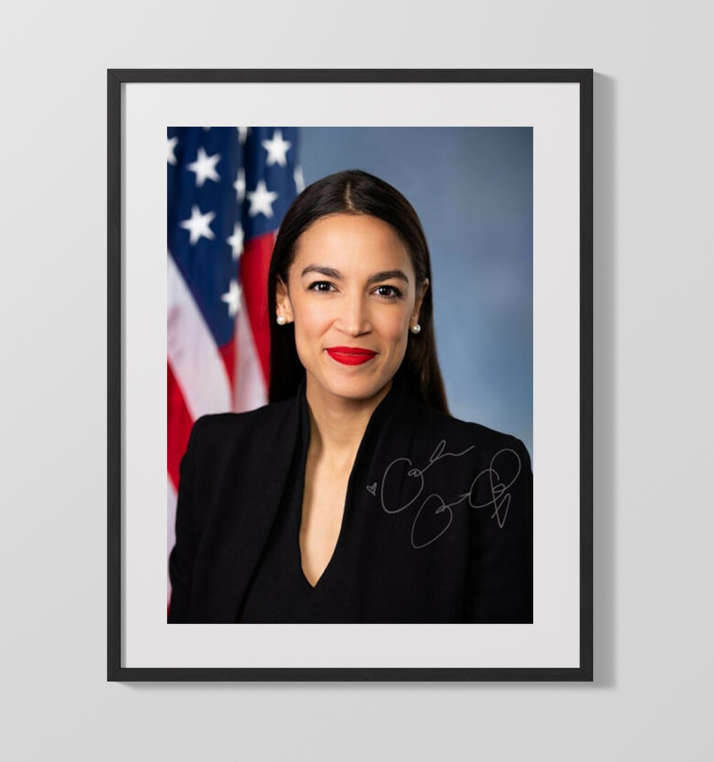 Alexandria Ocasio-Cortez - Official House Photo 16x20 Gallery Frame history wall art