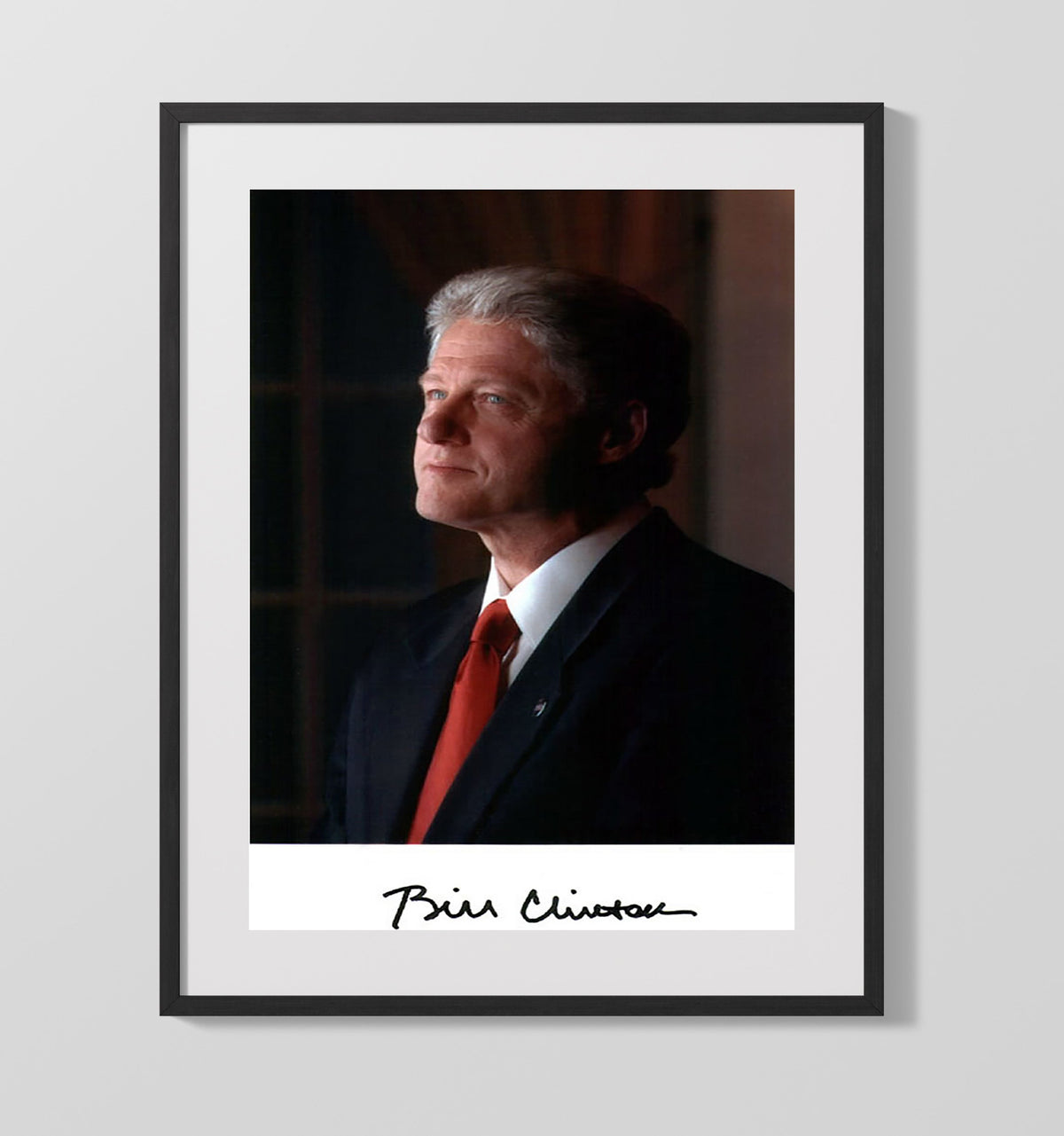 Bill Clinton - Reflective White House 16x20 Gallery Frame history wall art