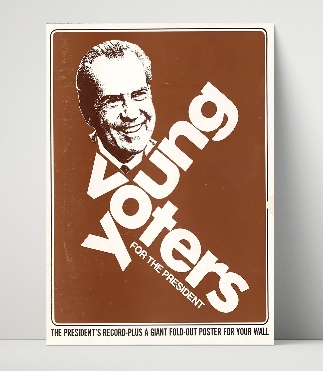 Historical - Campaign Poster - Young Voters For The President Graphic History Wall Art