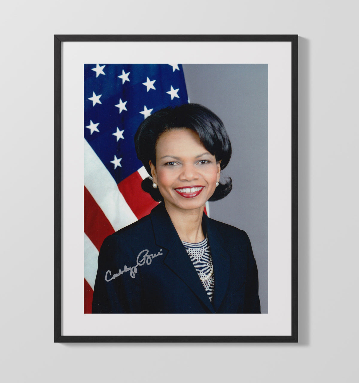 Condoleezza Rice - Official State Department 16x20 Gallery Frame history wall art