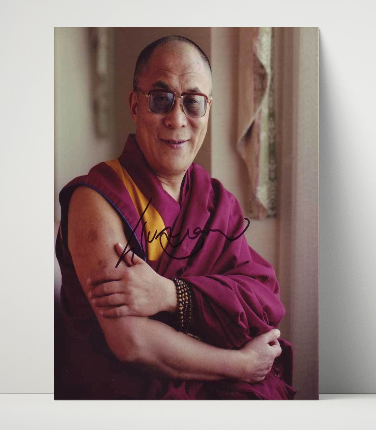Historical - Dalai Lama - Peaceful Portrait History Wall Art