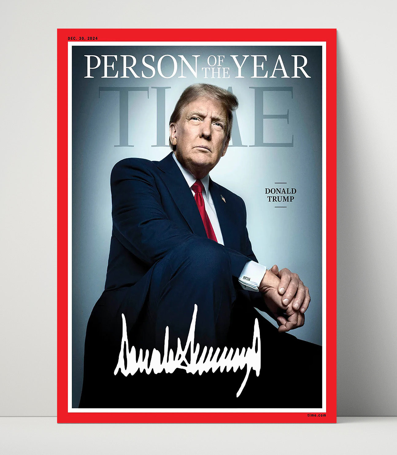 Historical - Donald Trump - Time Magazine Portrait 2024 History Wall Art
