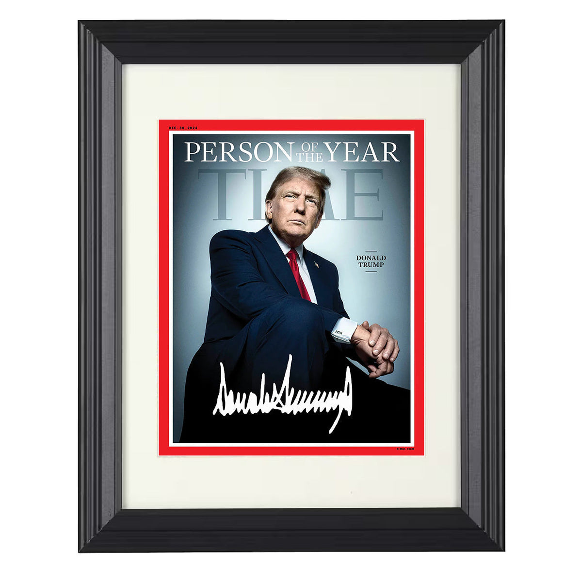 Donald Trump – Time Feature Historic Image 2024 unframed semi-gloss poster print