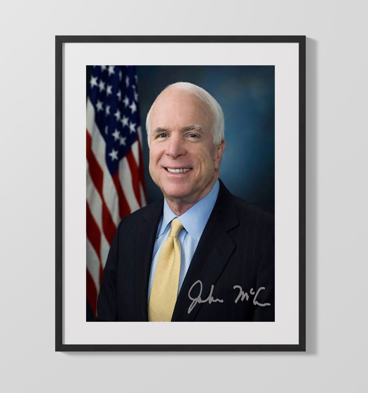 John McCain - Official Senate 2000s 16x20 Gallery Frame history wall art