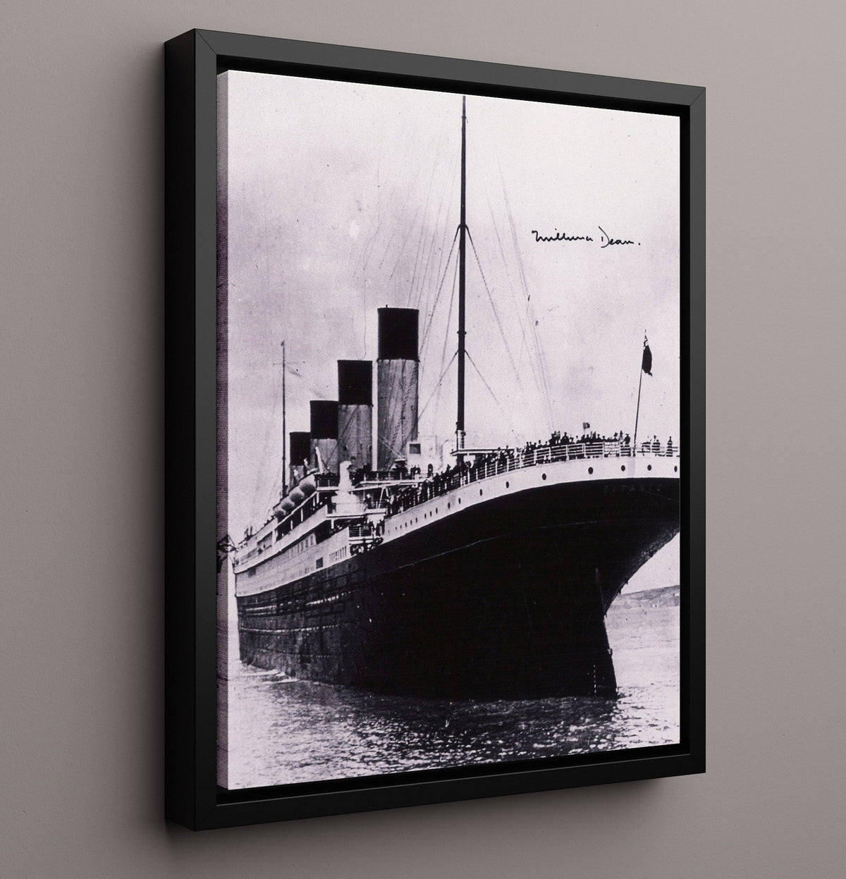 Millvina Dean - Titanic Survivor 1912 8x10 Framed Canvas history wall art