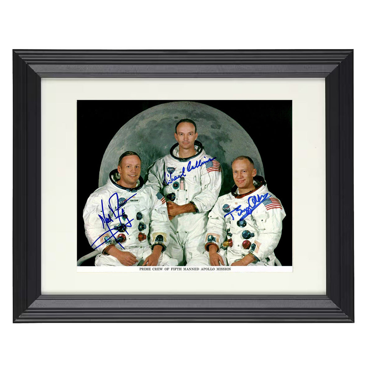 Armstrong, Collins and Aldrin – Apollo 11 Crew 1969 unframed semi-gloss poster print