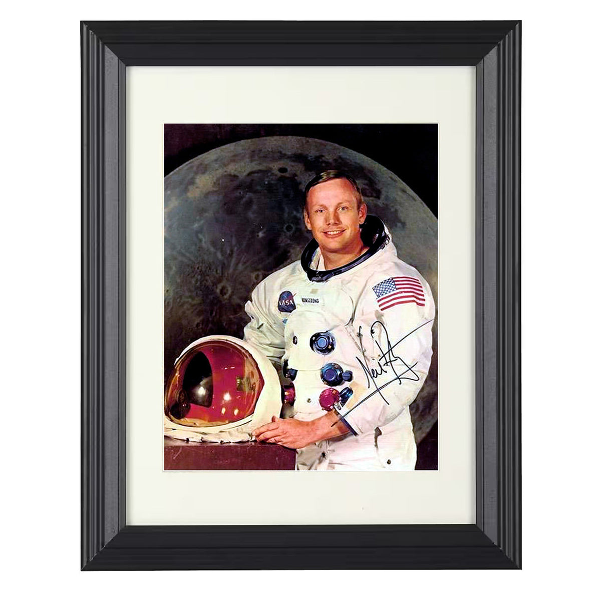 Neil Armstrong – Apollo Astronaut Historic Image 1960s unframed semi-gloss poster print