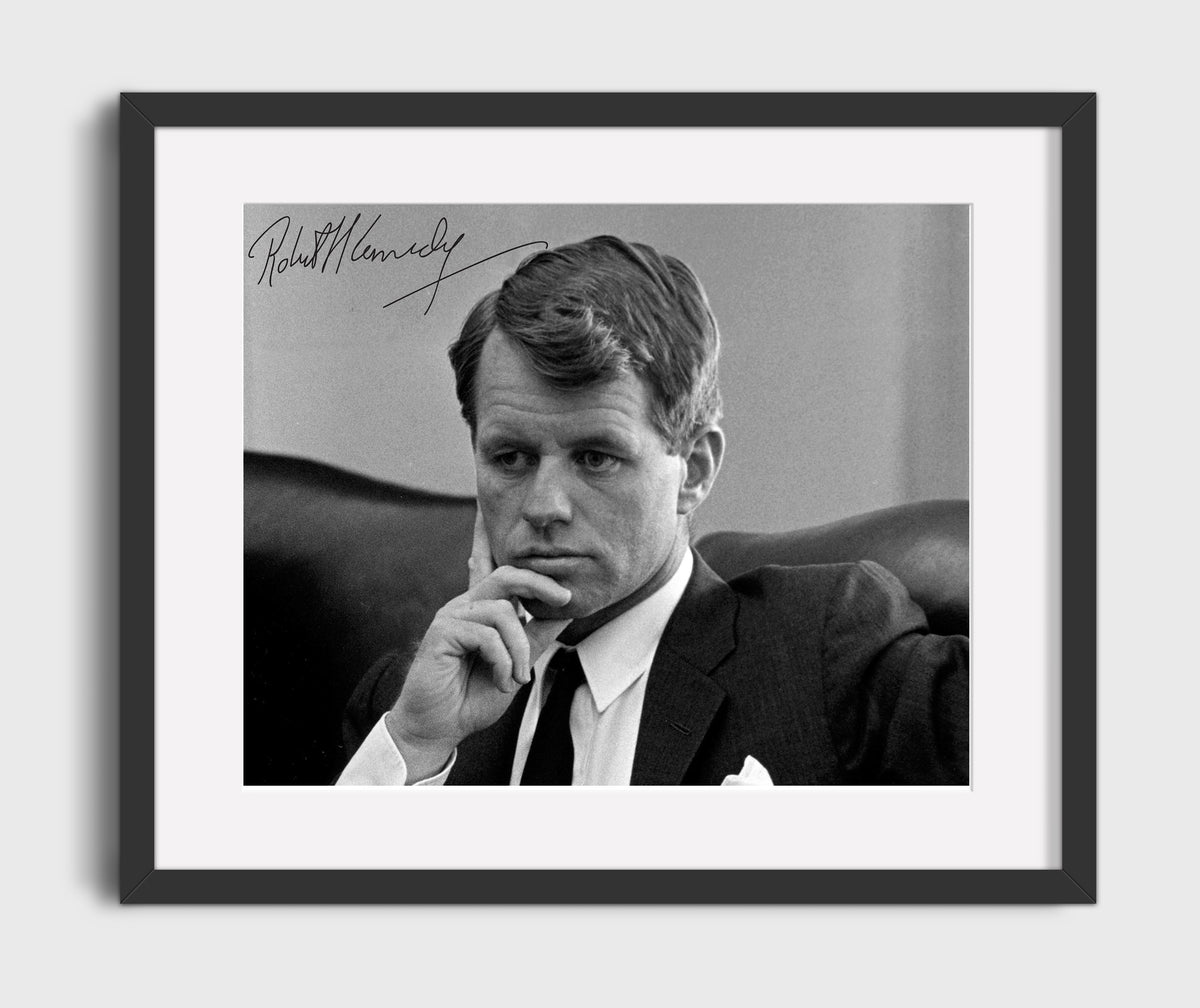 Robert F. Kennedy - Deep in Thought 16x20 Gallery Frame history wall art