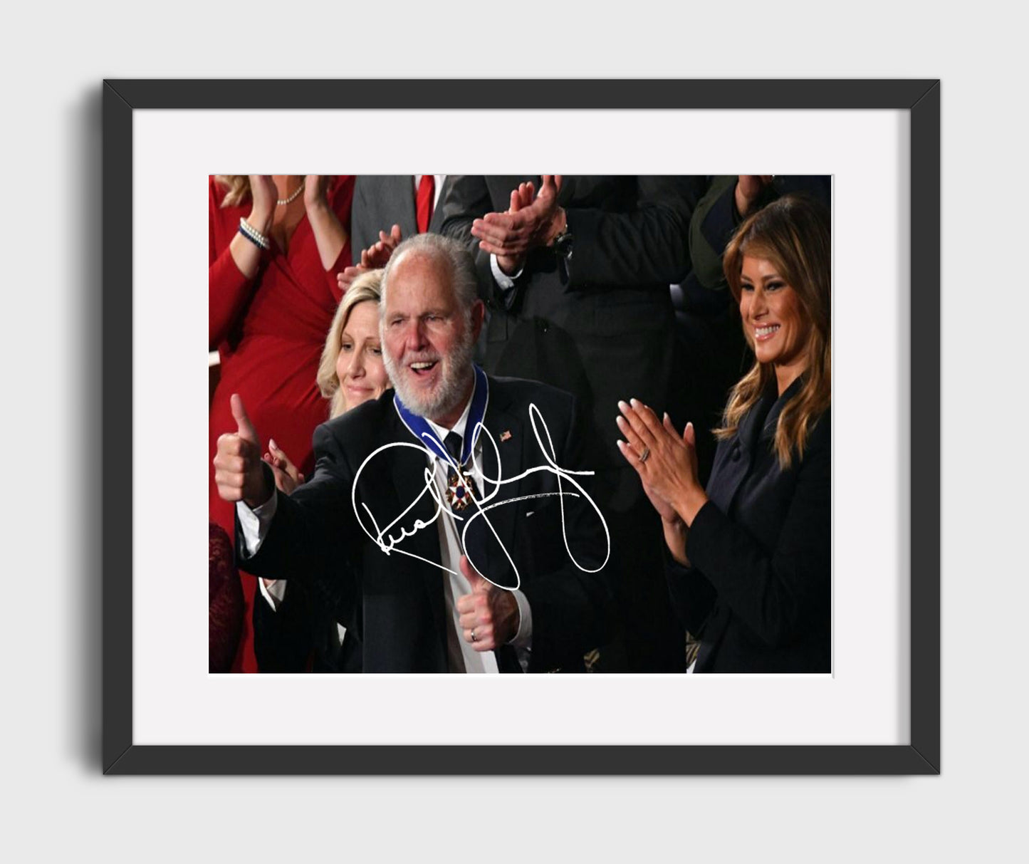 Rush Limbaugh - Presidential Medal of Freedom Ceremony 2020 16x20 Gallery Frame history wall art