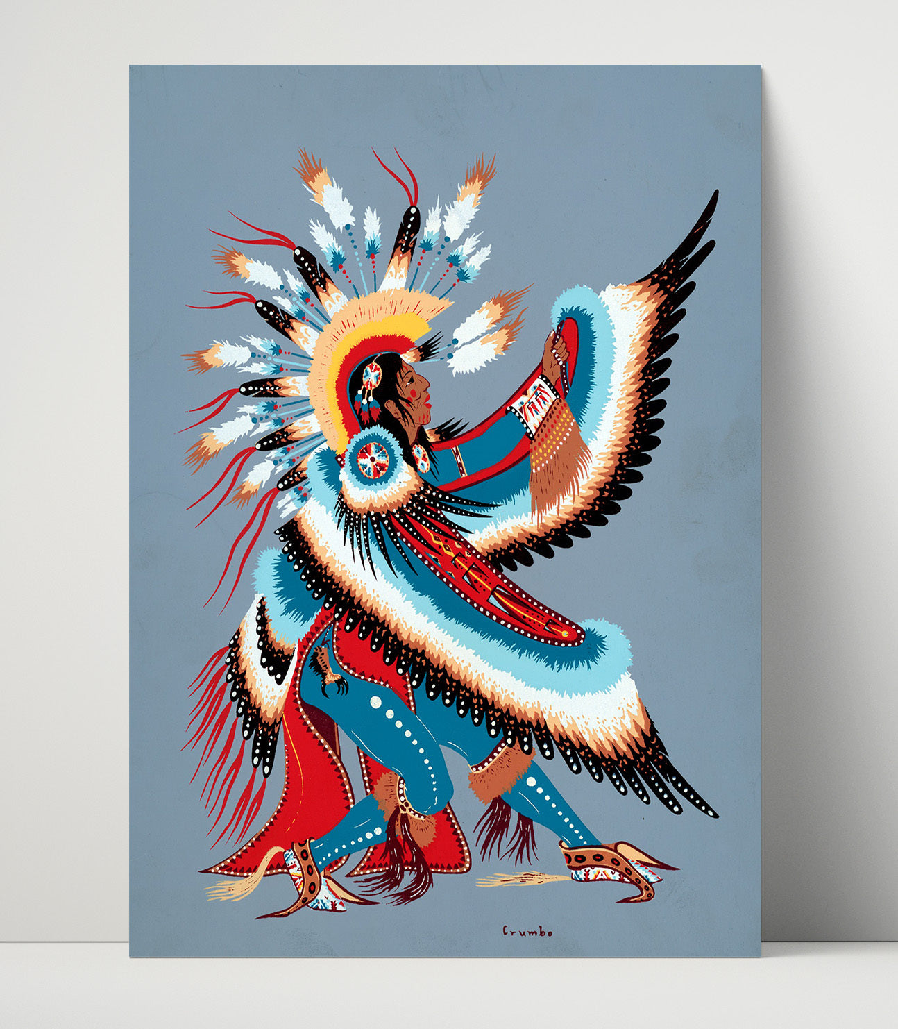 Historical - Woodrow Crumbo - Eagle Dancer Artwork 1930S History Wall Art