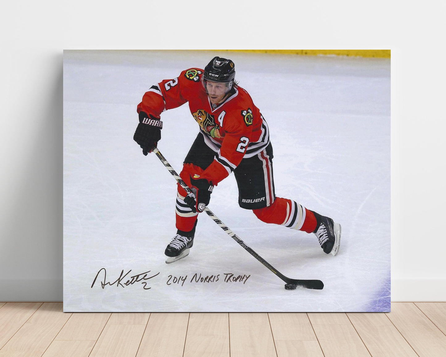 Duncan Keith - Chicago Hockey Skating Action Hockey Wall Art - hockey wall art print