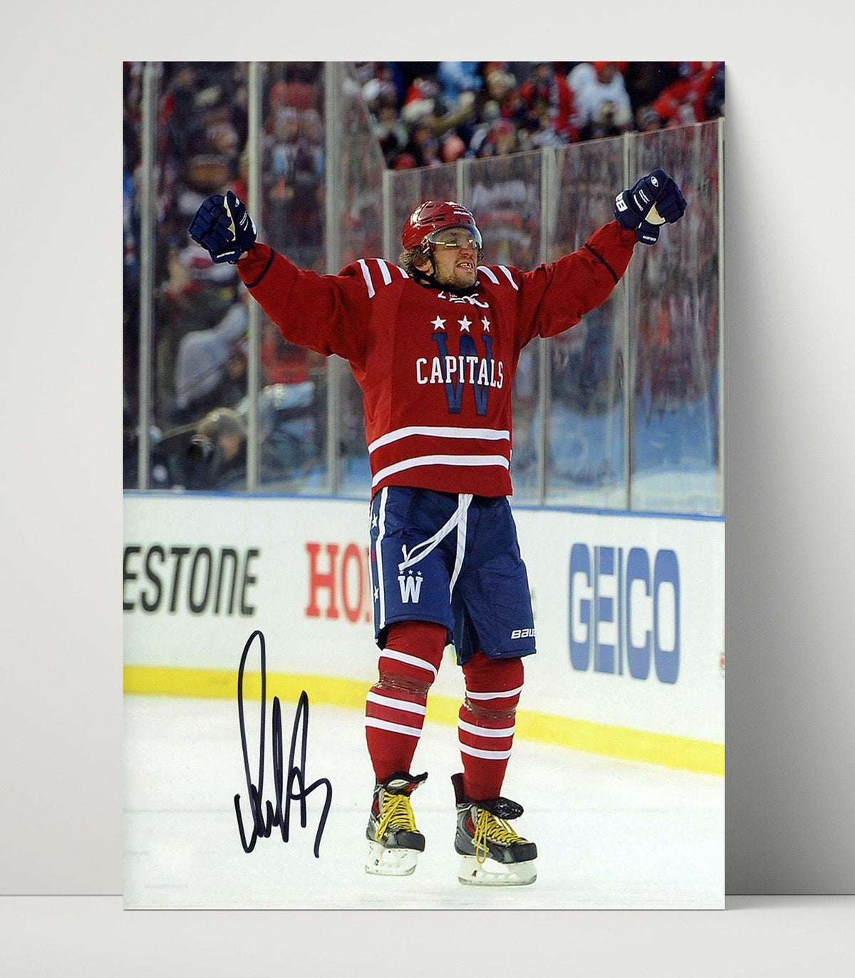 Alexander Ovechkin – Washington Goal Celebration unframed semi-gloss poster print