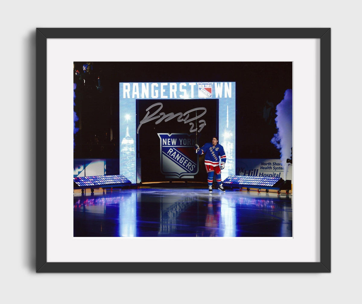 Ryan Mcdonagh - New York Hockey Captain Portrait Hockey Wall Art - Hockey Framed Print