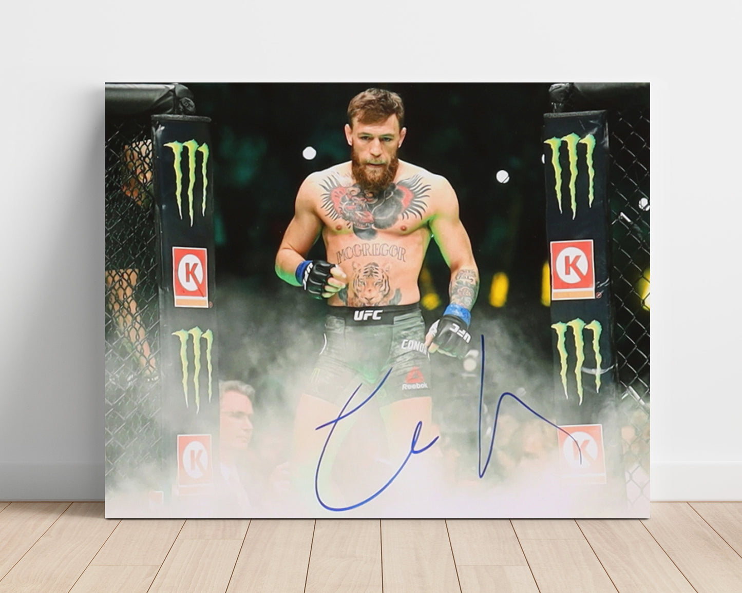 McGregor - Walkout Through Smoke MMA Wall Art 16x20 Unframed Print wall art print – MMA Wall Art decor