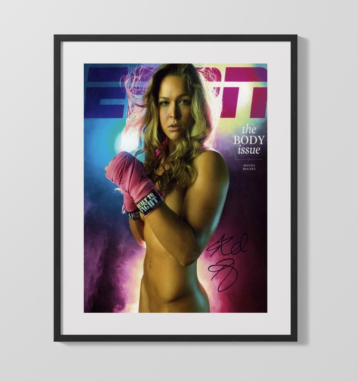 Ronda Rousey - ESPN Body Issue Cover 16x20 Gallery Frame MMA wall art