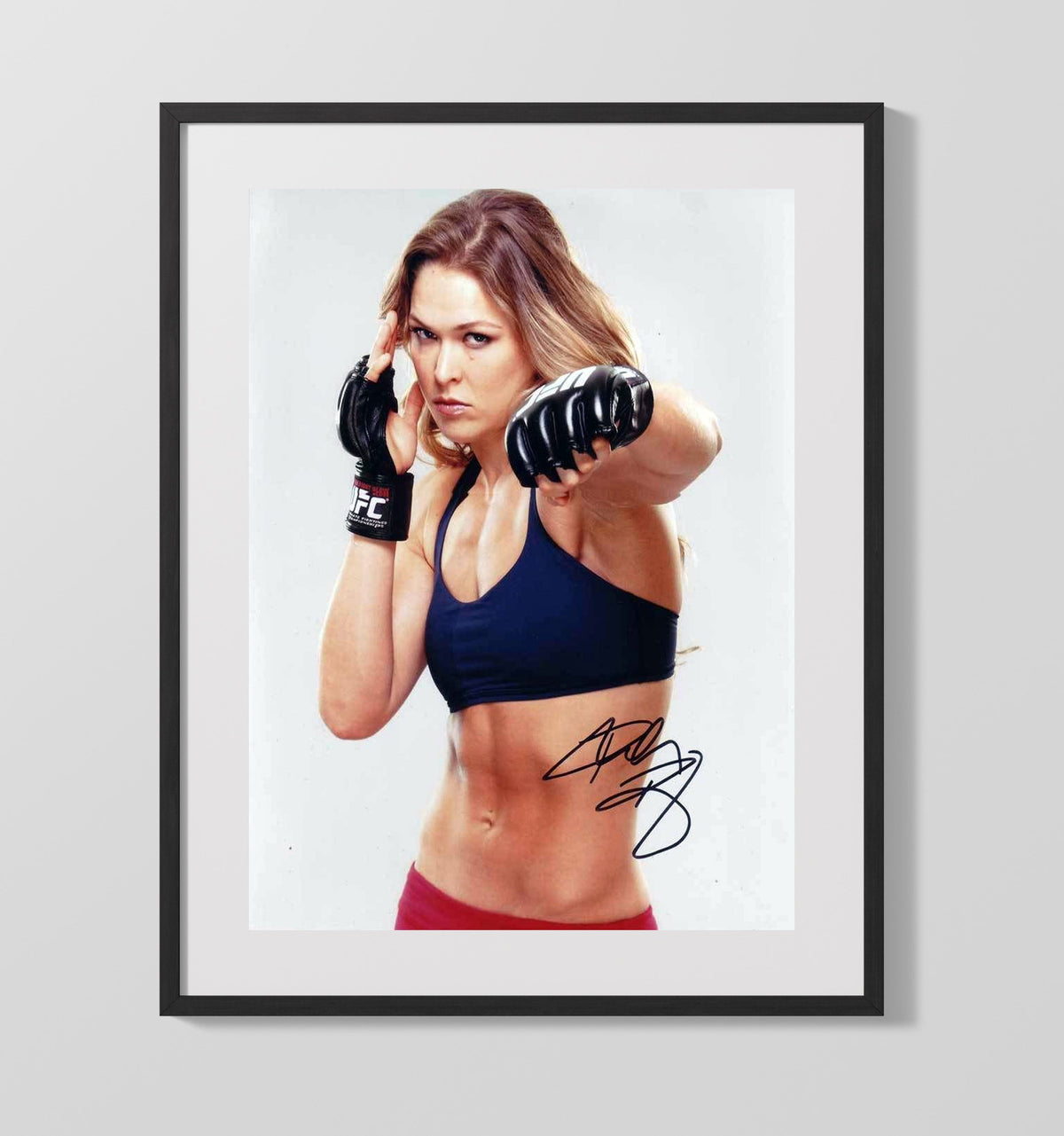 Ronda Rousey - UFC Fight Stance Studio 16x20 Gallery Frame MMA wall art