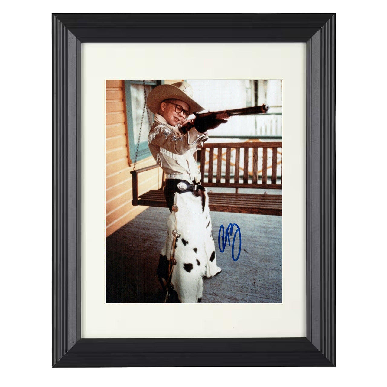 A Christmas Story – Peter Billingsley BB Gun Kid – 8x10 black beveled framed movie wall art