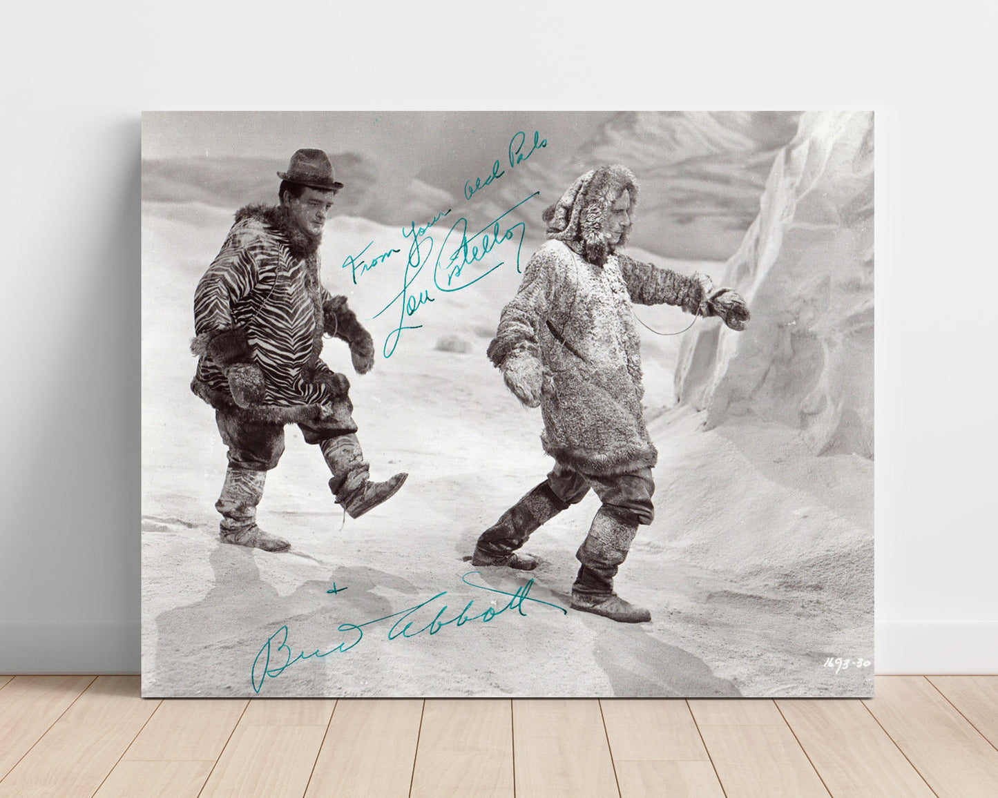 Abbott and Costello - Bud Abbott Lou Costello Arctic Comedy March movie wall art 16x20 Unframed Print