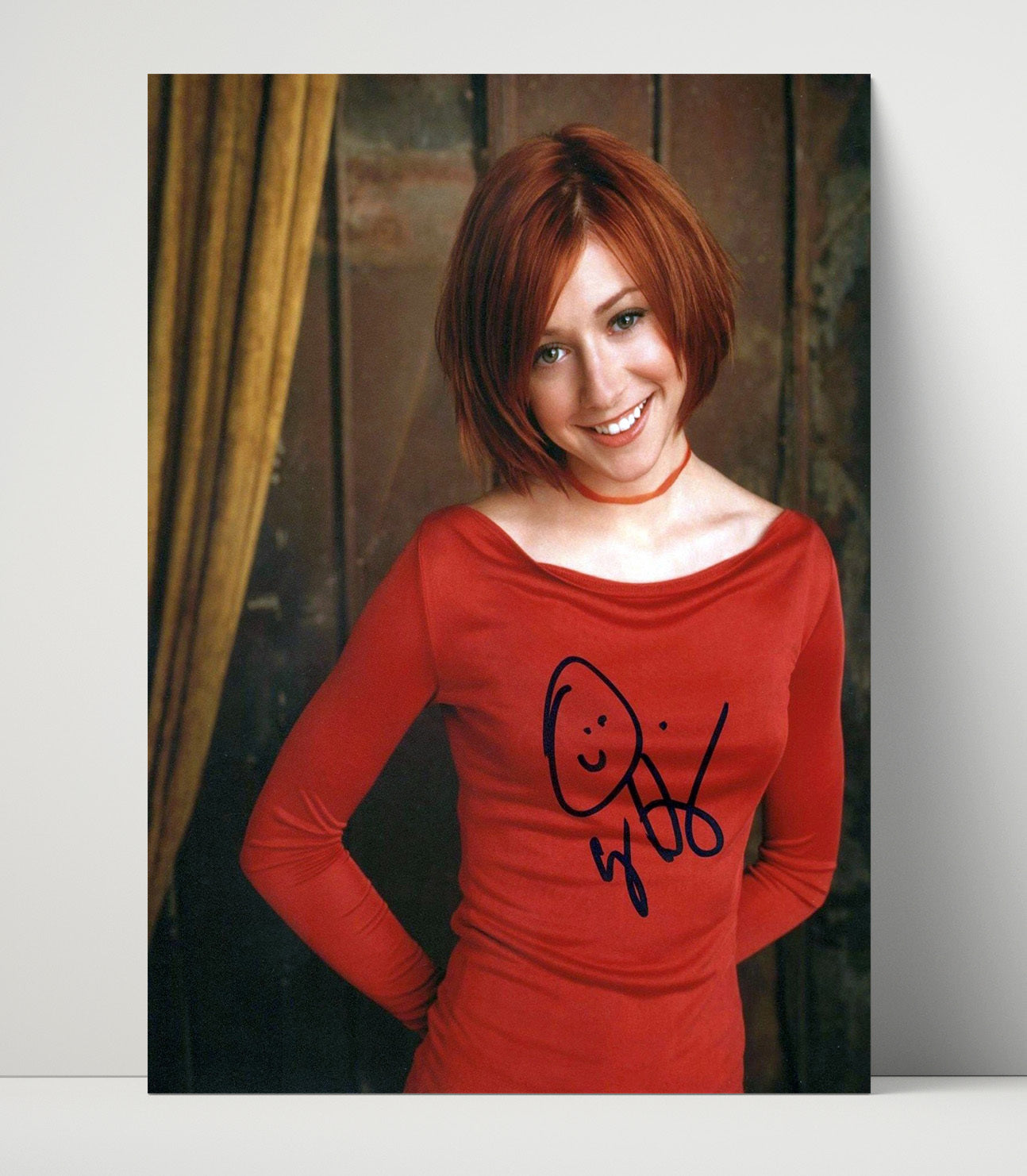 Alyson Hannigan - Red Hair Studio Photograph movie wall art 16x20 Unframed Print