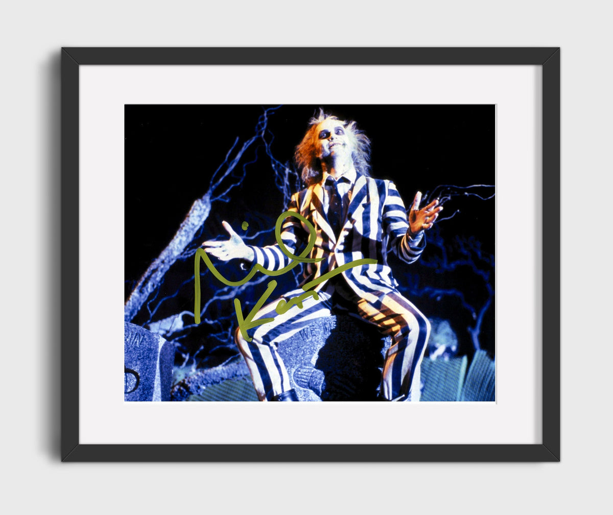 Beetlejuice - Michael Keaton - Its showtime - Movies Framed Print