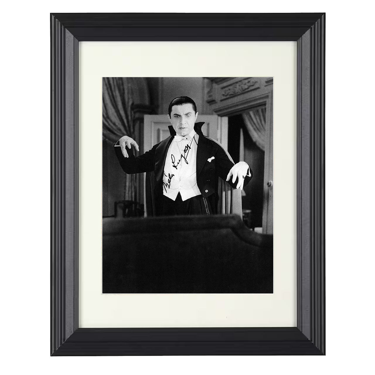 Bela Lugosi – Dracula Eternal Image – 8x10 black beveled framed movie wall art