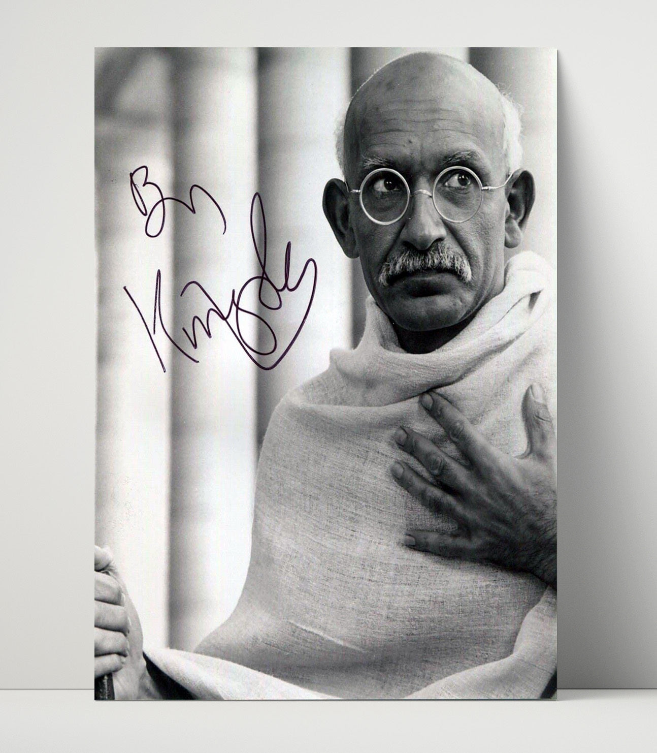 Ben Kingsley - Gandhi Mahatma Gandhi Leadership movie wall art 16x20 Unframed Print
