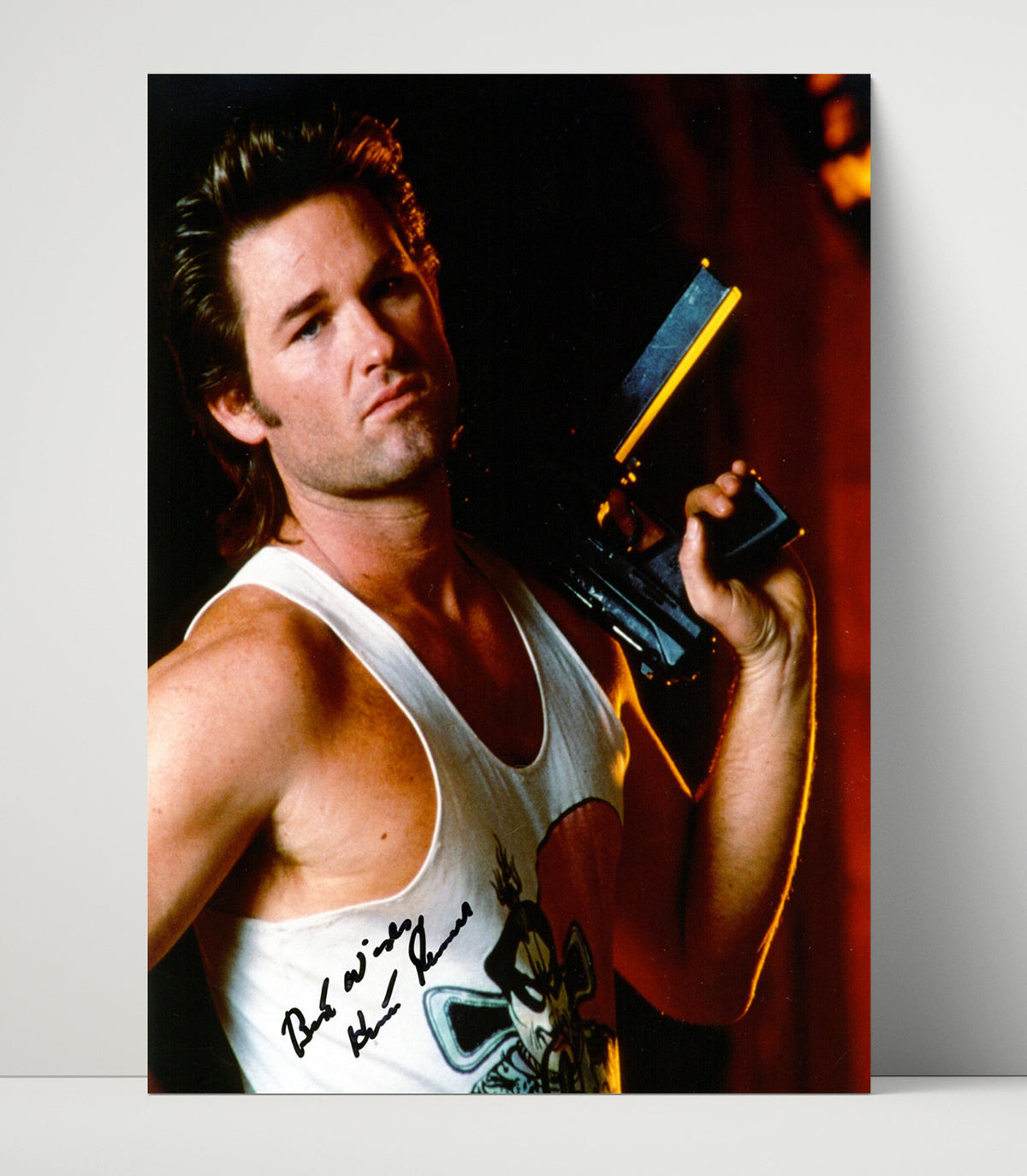 Big Trouble in Little China - Kurt Russell - Jack Burton - Shoulder Holster Pistol movie wall art 16x20 Unframed Print