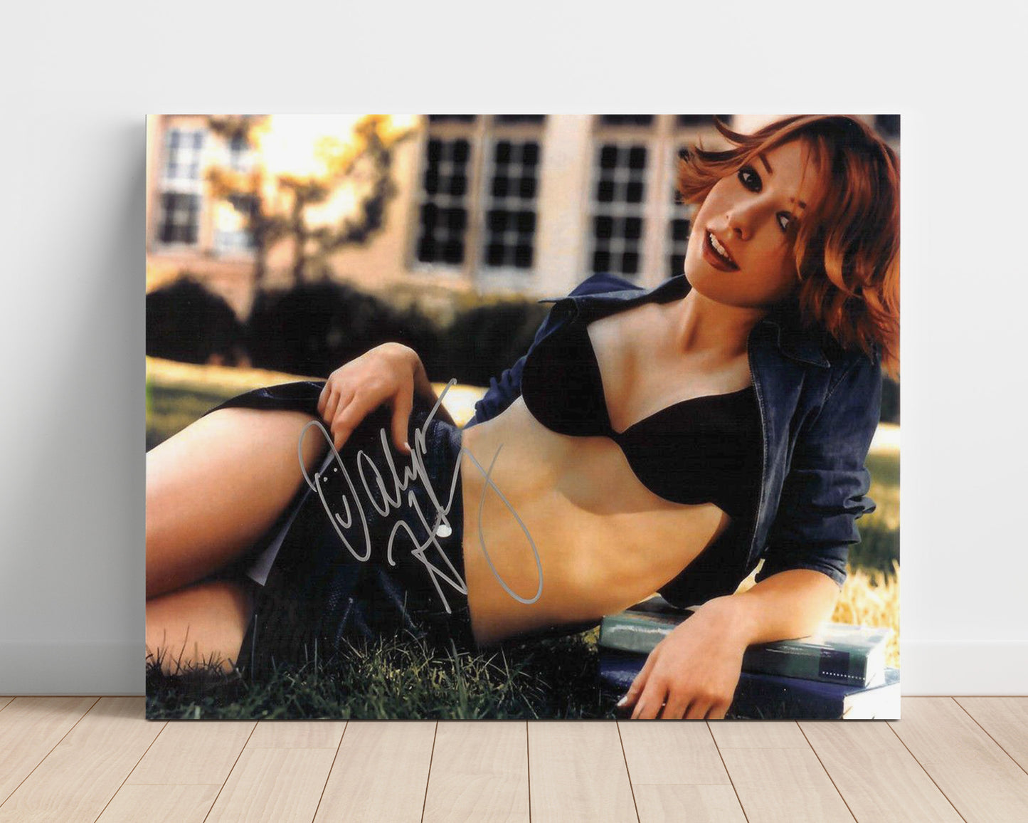 Buffy the Vampire Slayer - Alyson Hannigan - Willow Rosenberg - Soft field moment Vintage Movie Wall Art - 16x20 Unframed Print movie decor