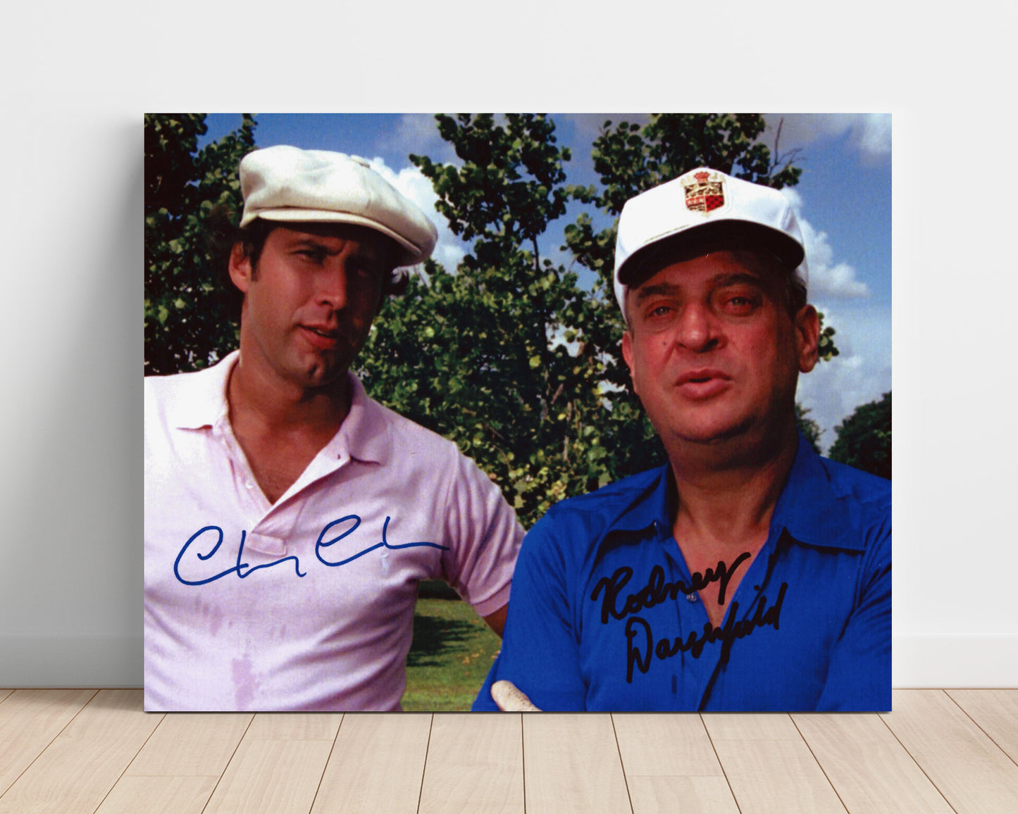 Caddyshack - Chevy Chase - Ty Webb - Golf course wisecrack pose movie wall art 16x20 Unframed Print
