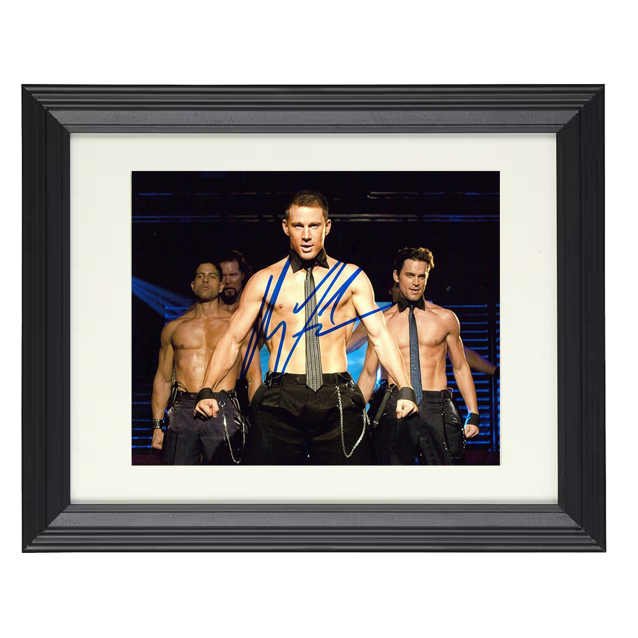 Channing Tatum – Magic Mike – Dancing with Swagger Image – 8x10 black beveled framed movie wall art