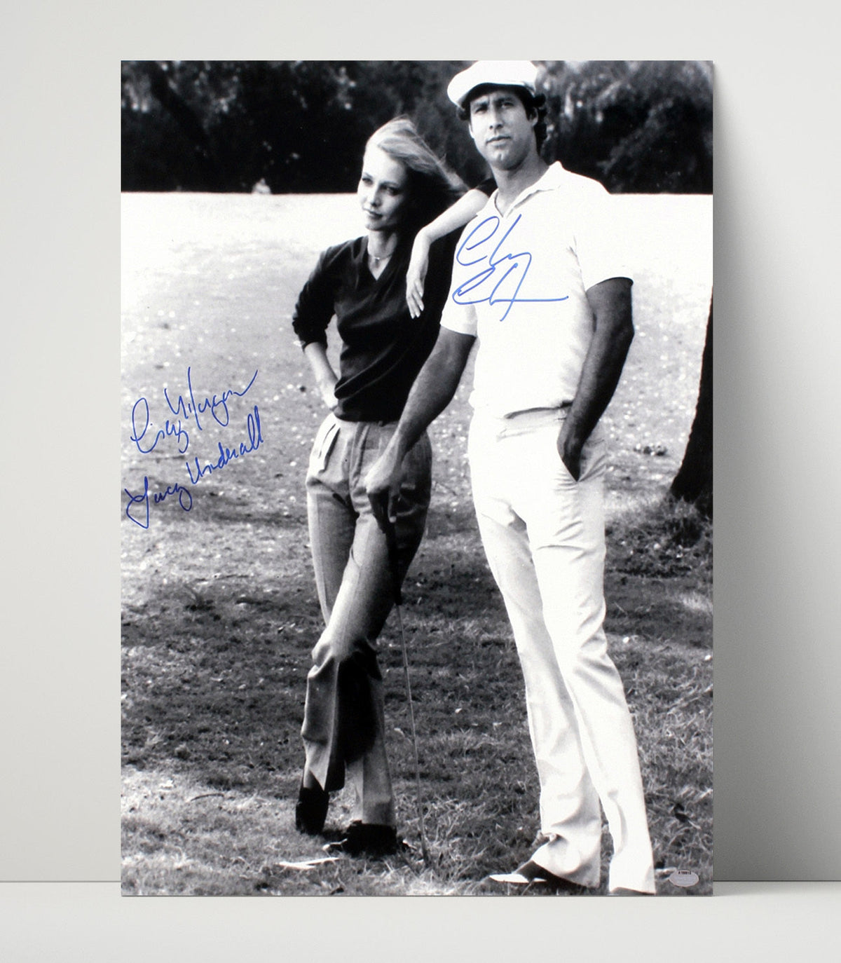 Chevy Chase and Cindy Morgan – The Golf Course unframed semi-gloss poster print