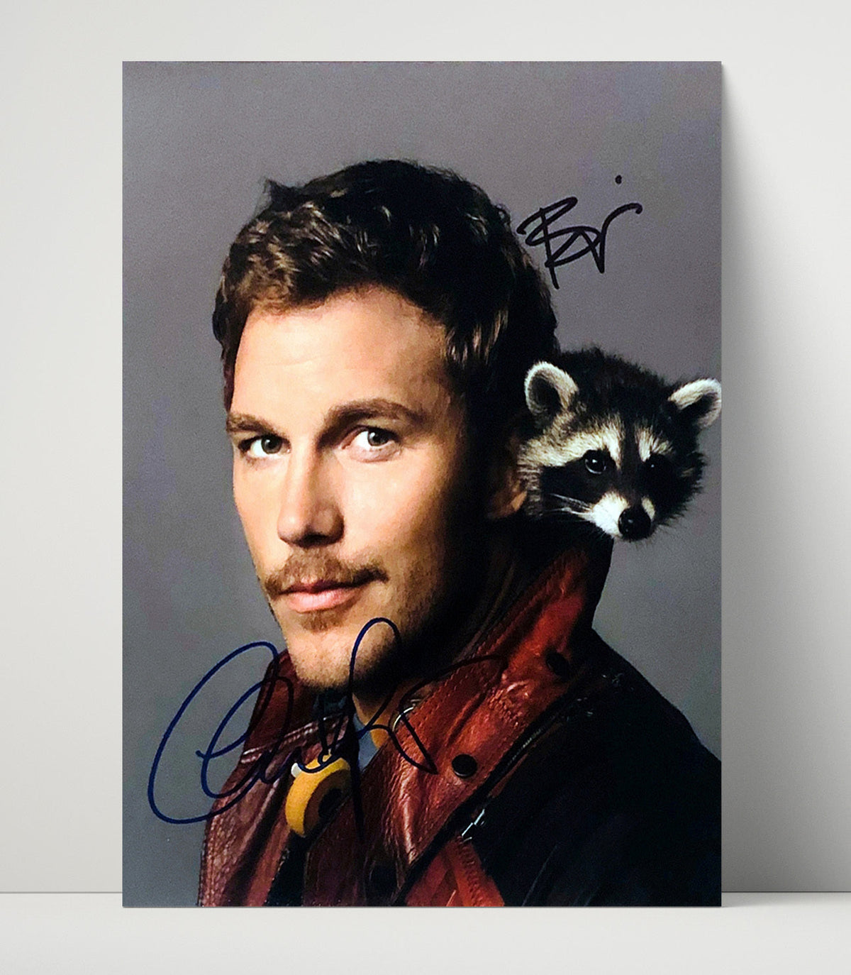 Guardians of the Galaxy Star-Lord with Rocket – Chris Pratt unframed semi-gloss poster print