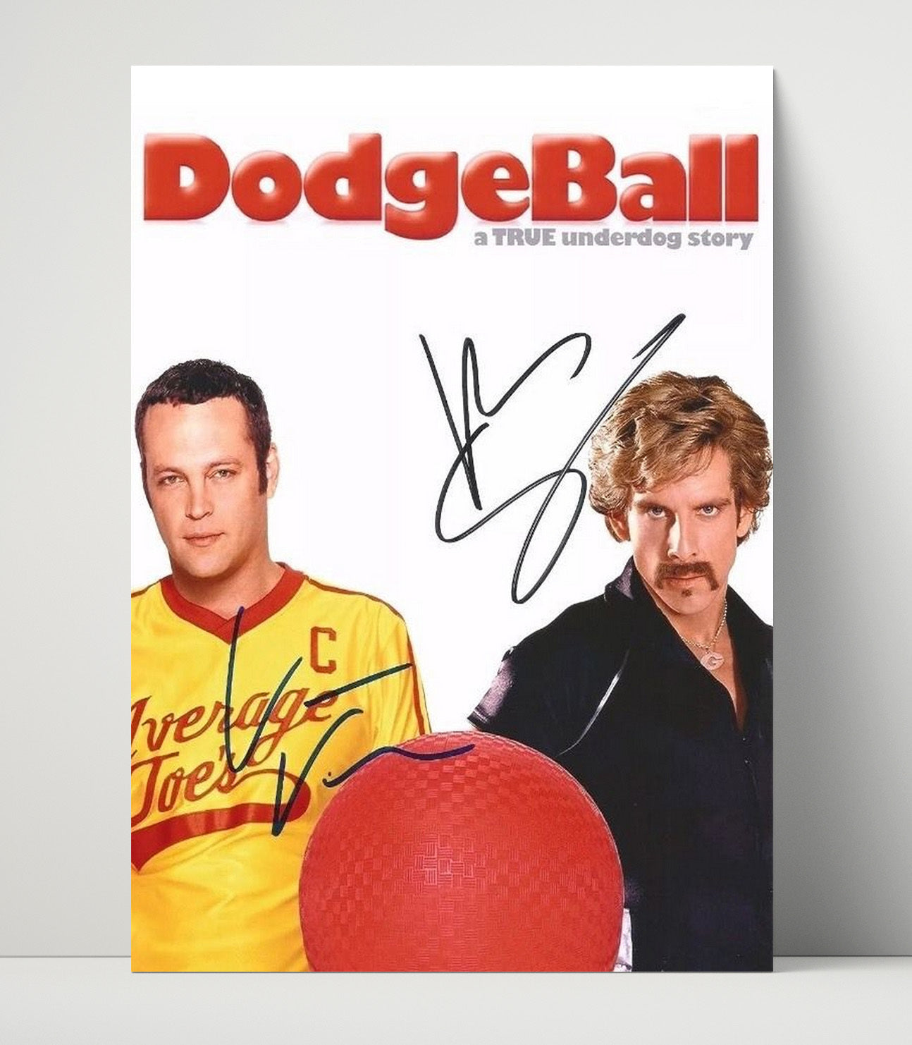Dodgeball - Vince Vaughn - Peter LaFleurand Ben Stiller - White GoodmanGym Rival Showdown Vintage Movie Wall Art - 16x20 Unframed Print movie decor