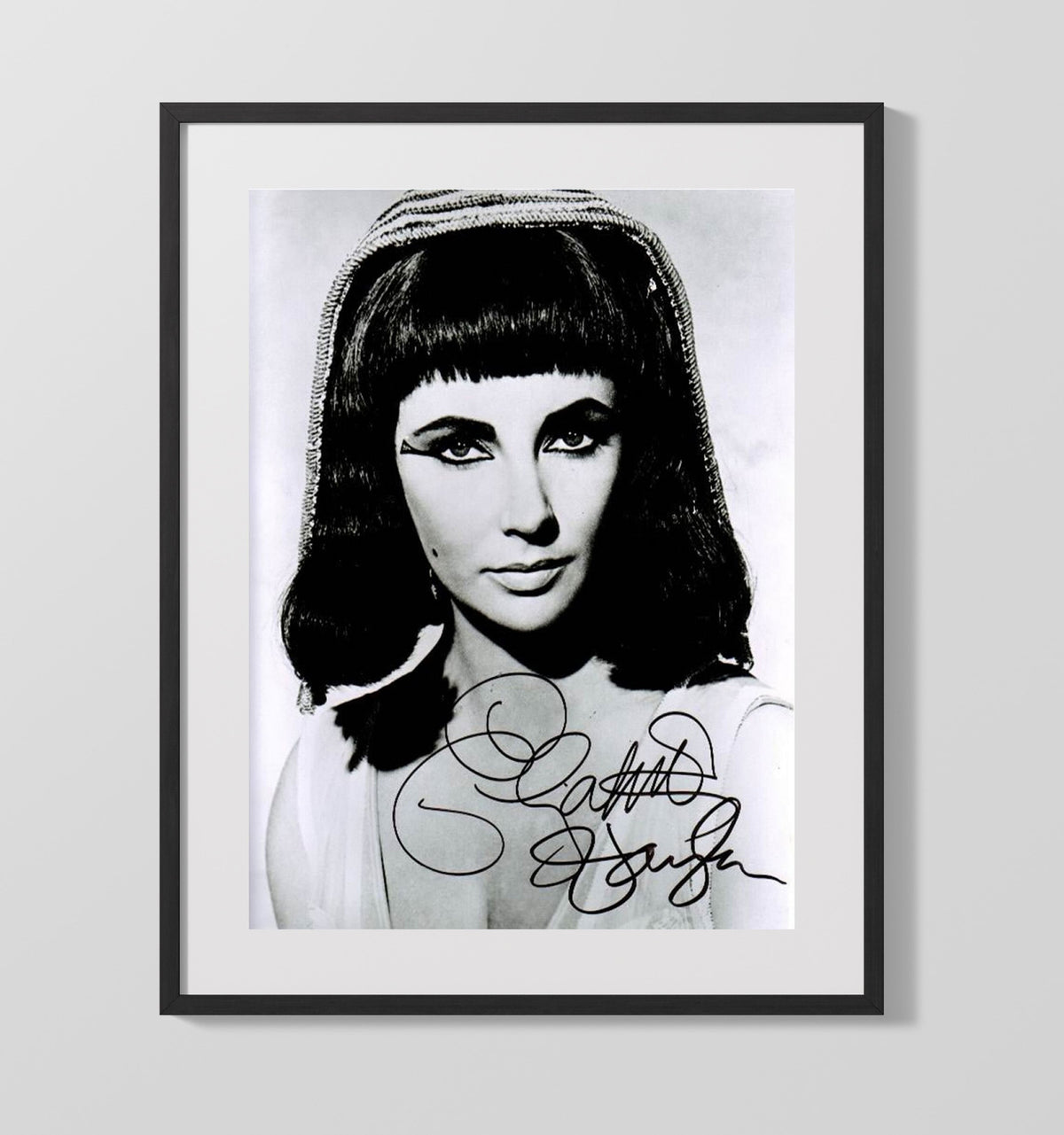 Elizabeth Taylor - Cleopatra Stare - Movies Framed Print