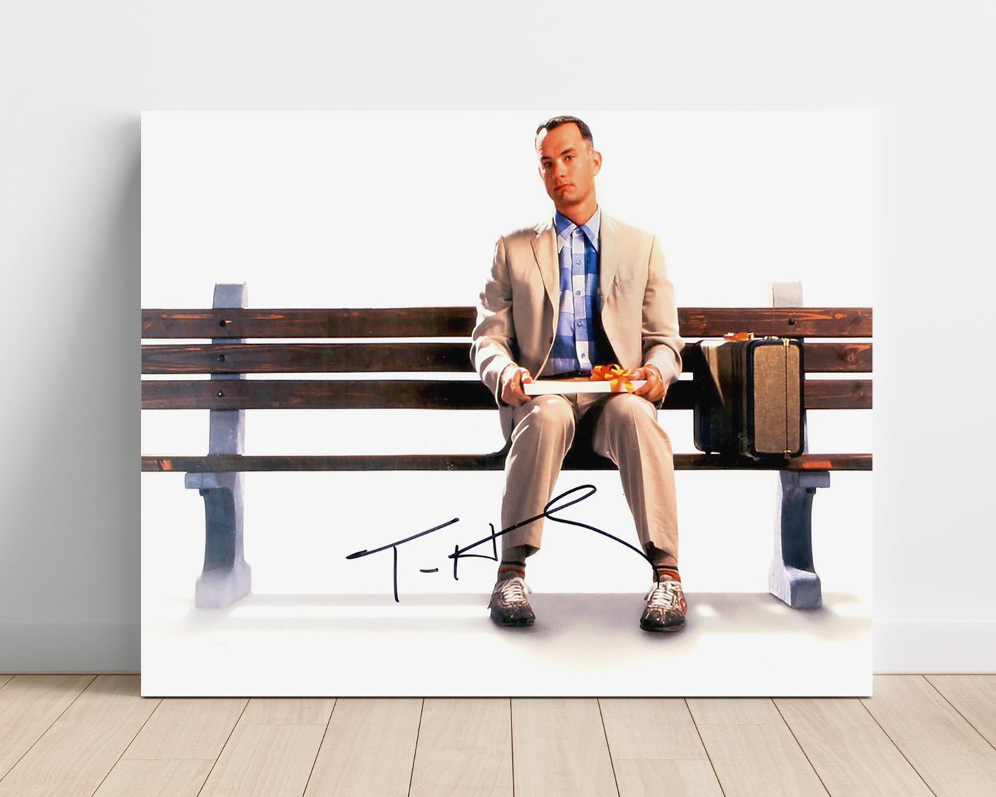 Forrest Gump - Tom Hanks - Forrest Gump - Bench Box of Chocolates movie wall art 16x20 Unframed Print