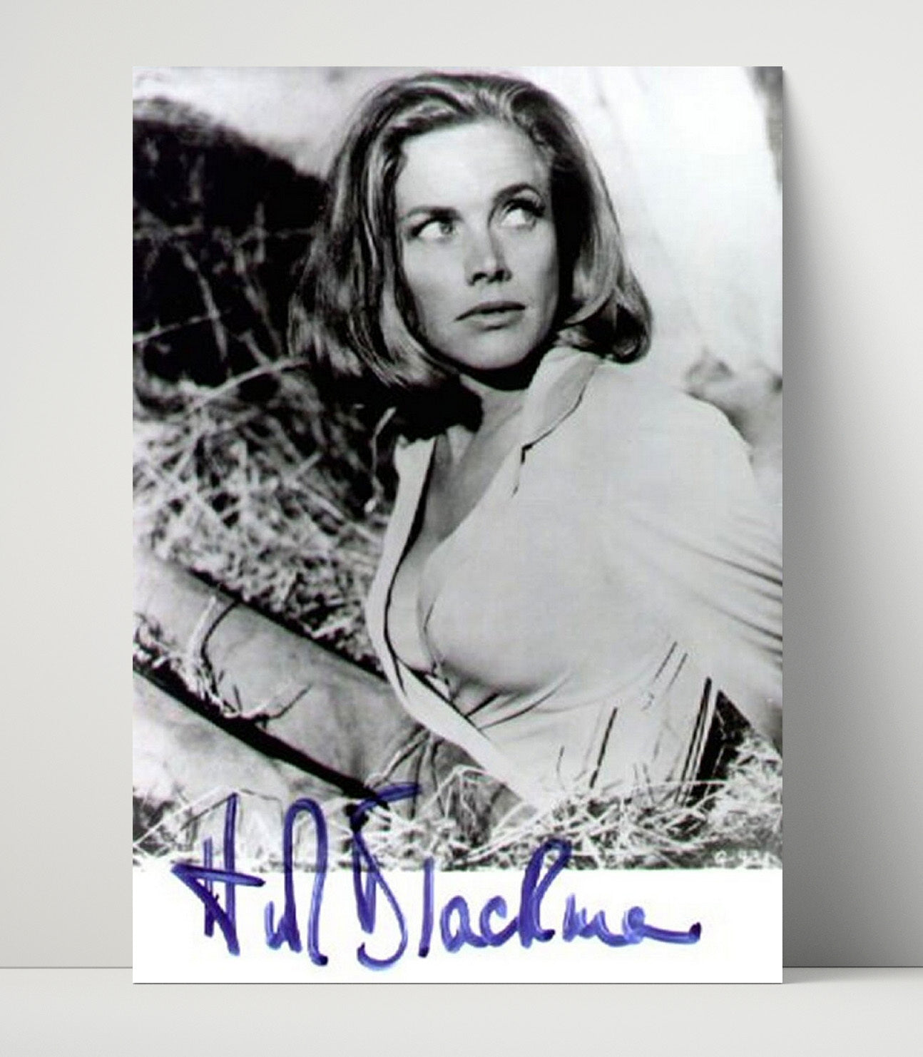 Honor Blackman - Classic British Screen Siren - Photograph movie wall art 16x20 Unframed Print