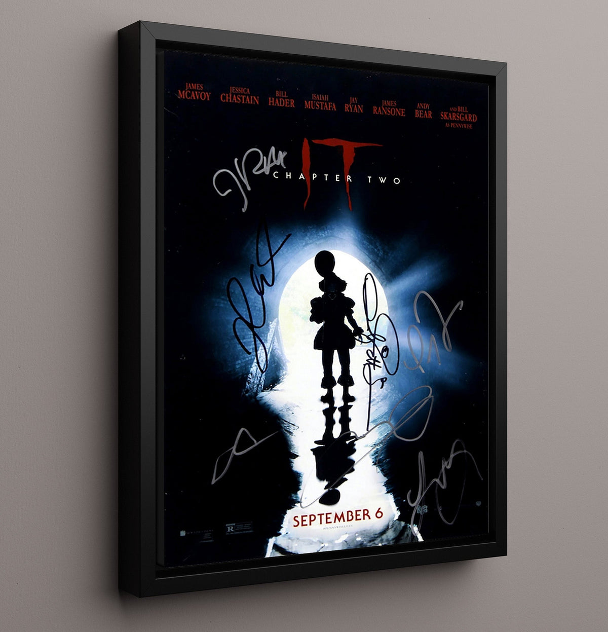 IT Chapter Two - Losers Club Cast Shadow Poster movie wall art 16x20 Gallery Frame